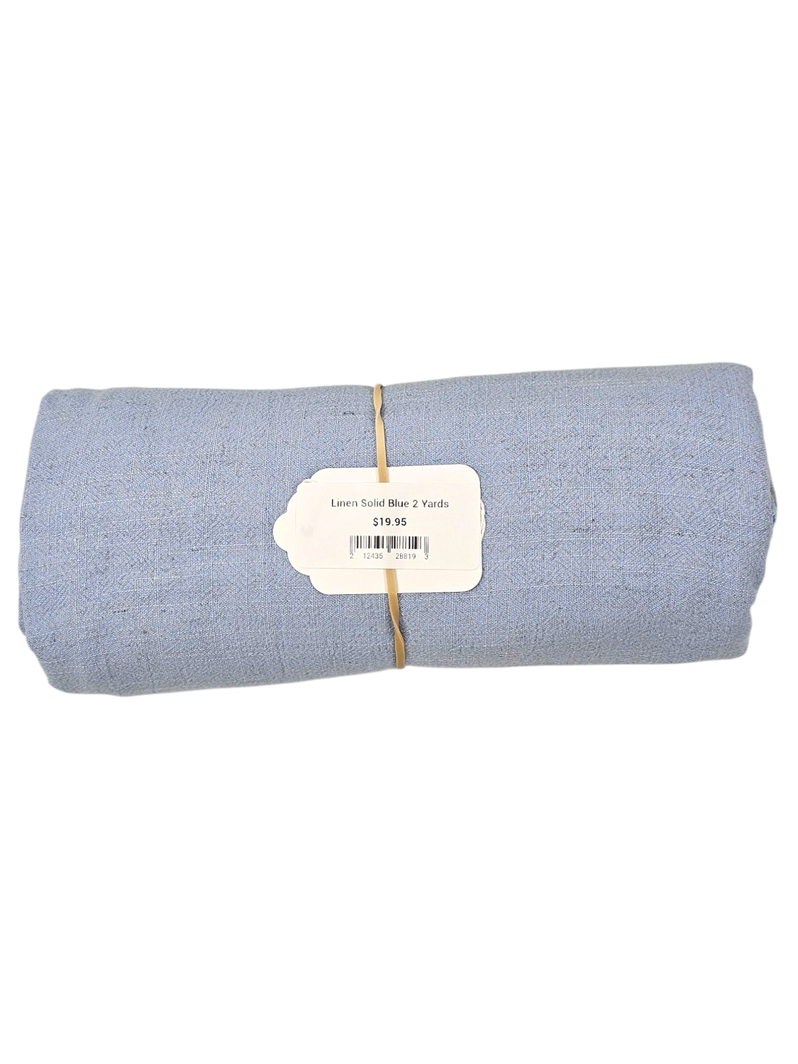Linen Solid Blue 2 Yards
