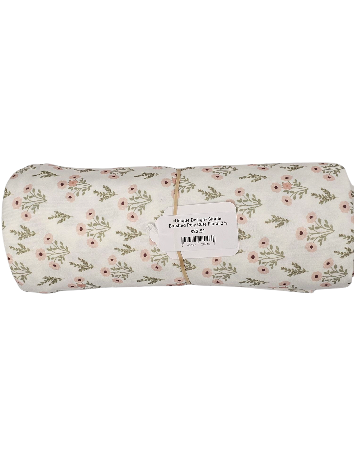 *Unique Design* Single Brushed Poly Cute Floral 2⅓ yard