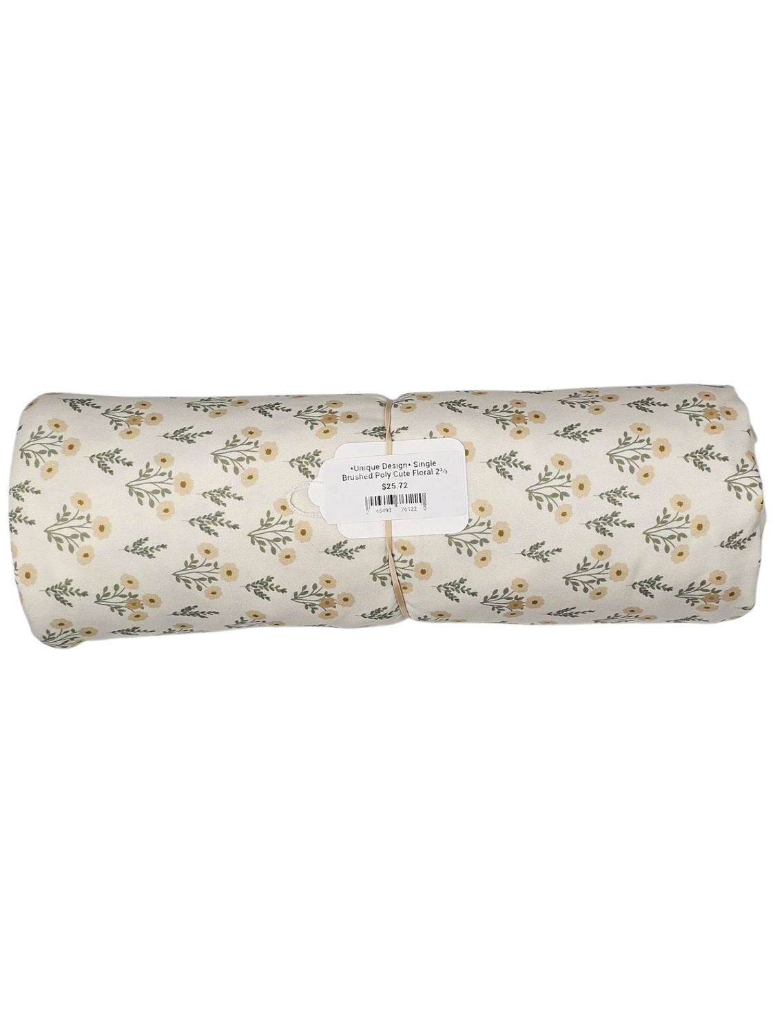 *Unique Design* Single Brushed Poly Cute Floral 2⅔ Yd