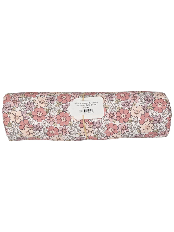 *Unique Design* Cloud Poly Wildflower Burst 2⅔ Yd