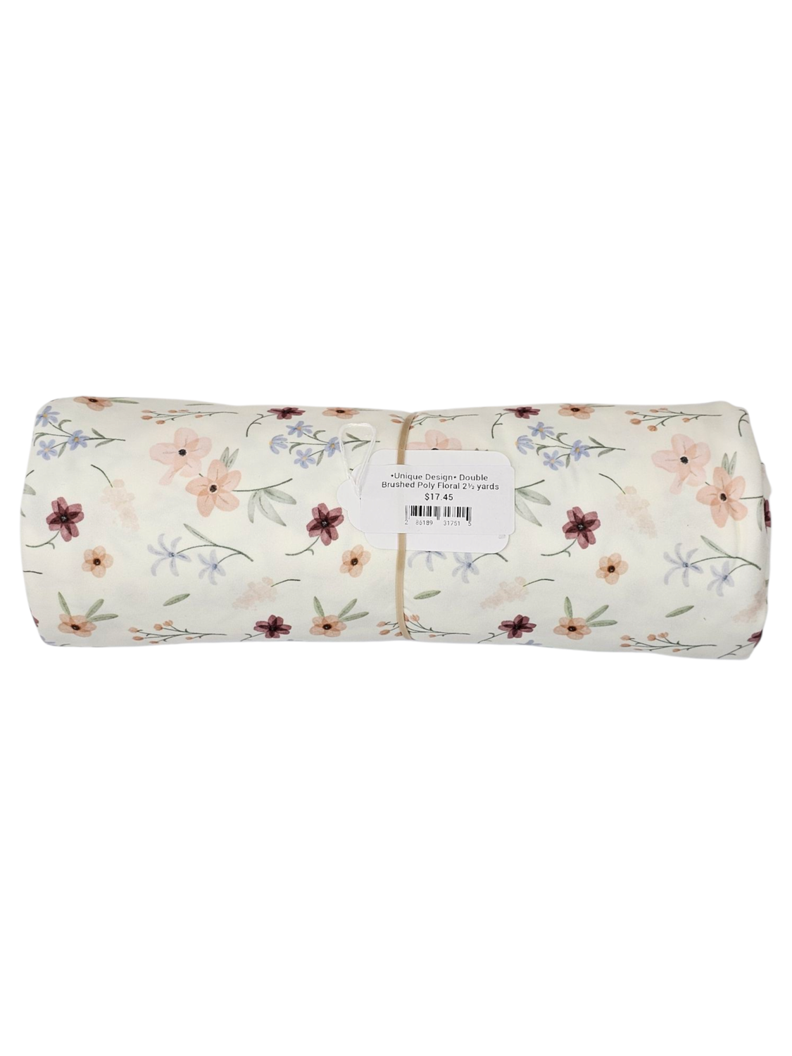 *Unique Design* Double Brushed Poly Floral 2½ yards