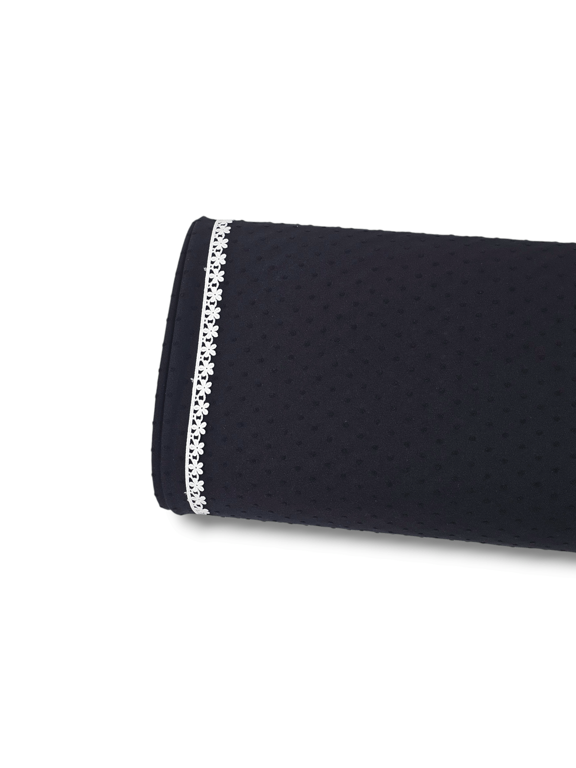Swiss Dot Knit Black