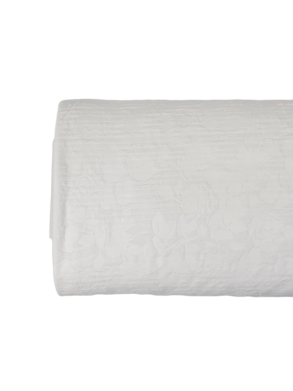 Ragged Leaf Knit White