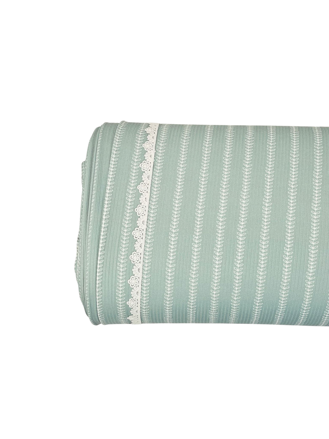 * Unique Design * Willow Ribbed Knit Silken Vine Seafoam