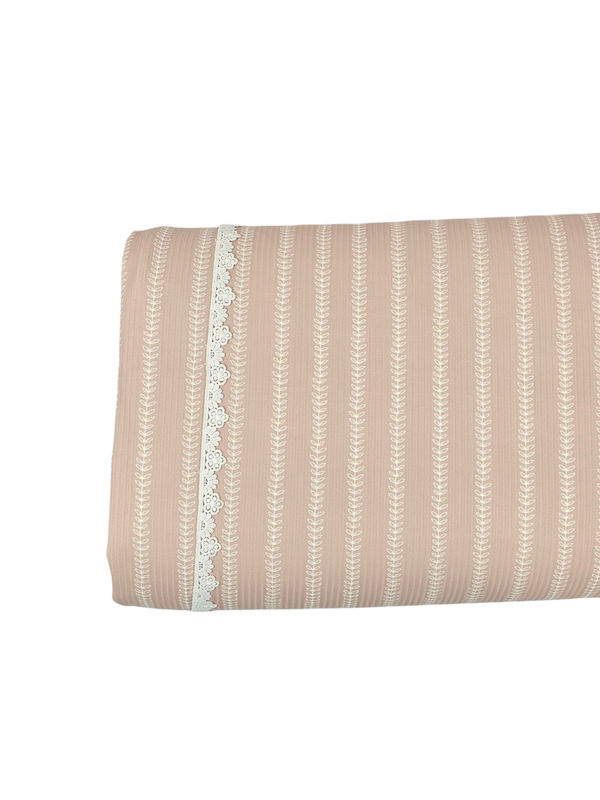 * Unique Design * Willow Ribbed Knit Silken VineTan