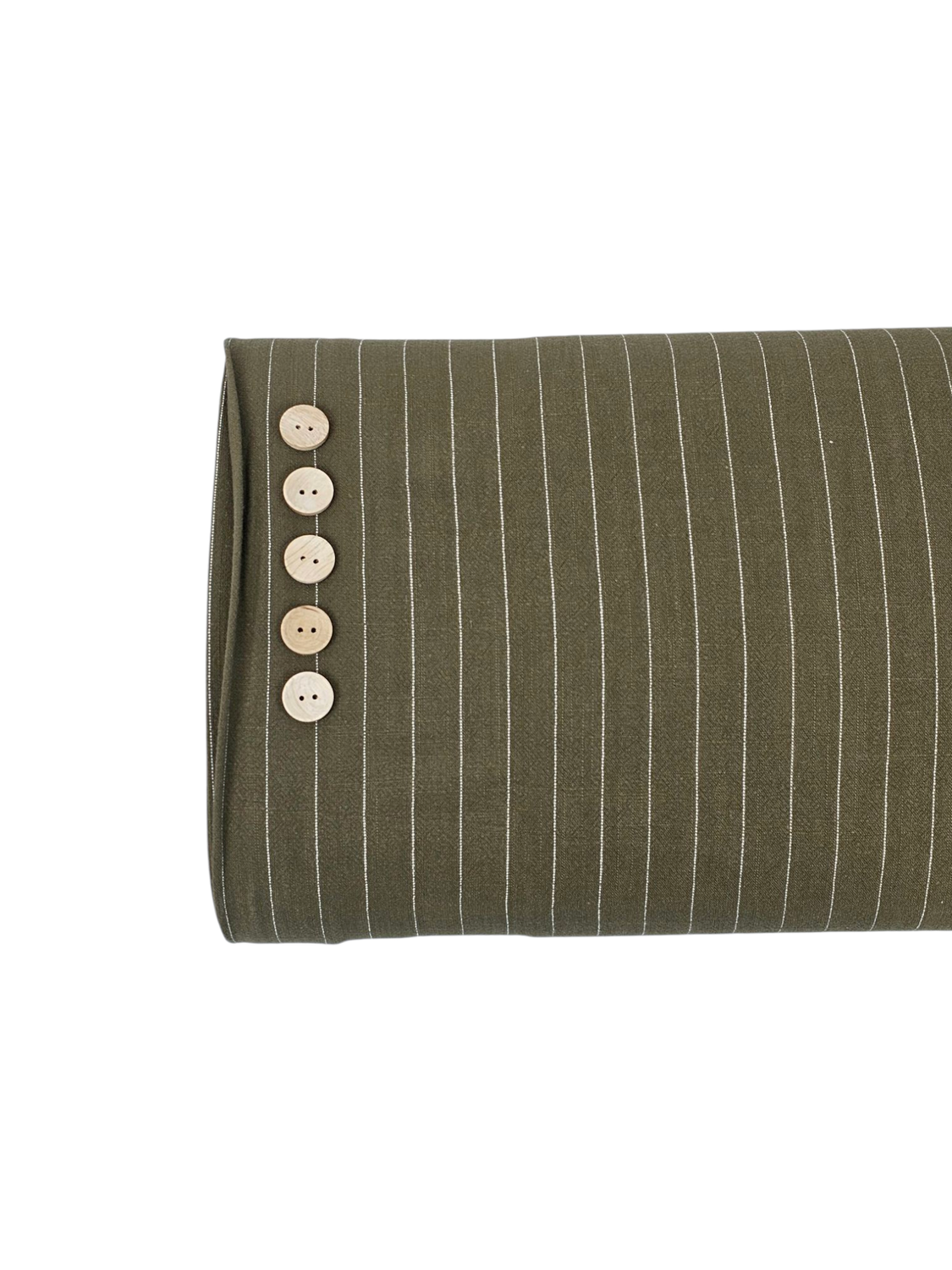 Linen Olive Stripe