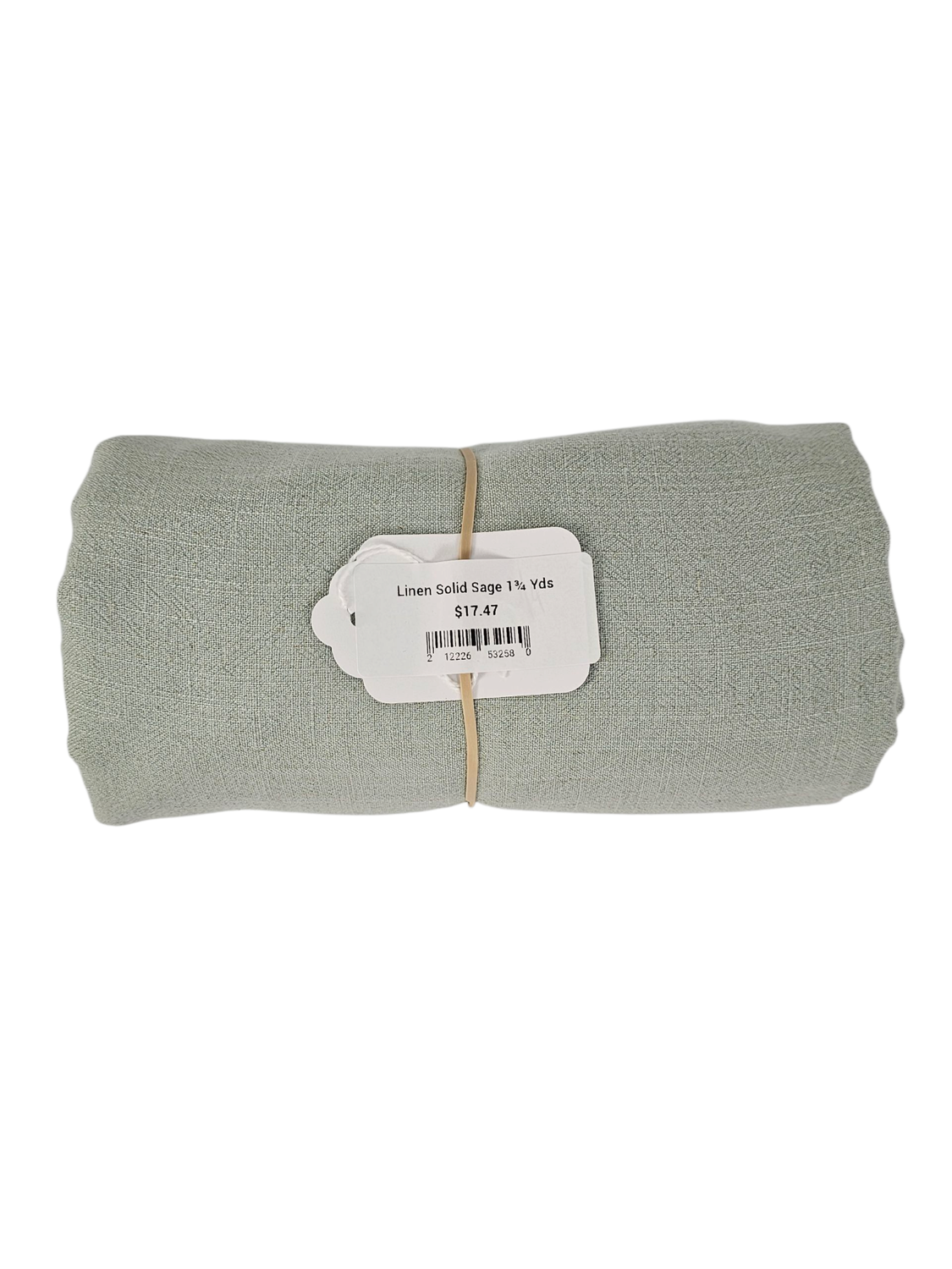 Linen Solid Sage 1¾ Yds