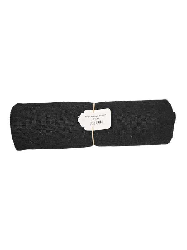 Empro Knit Black 1⅜ Yards