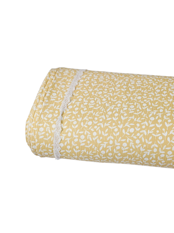 * Unique Design * Willow Ribbed Knit Blossom Breeze Yellow