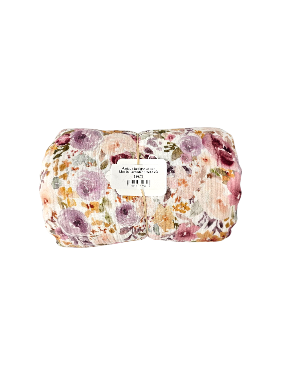 *Unique Design* Cotton Muslin Lavender Breeze 2⅞ Yd