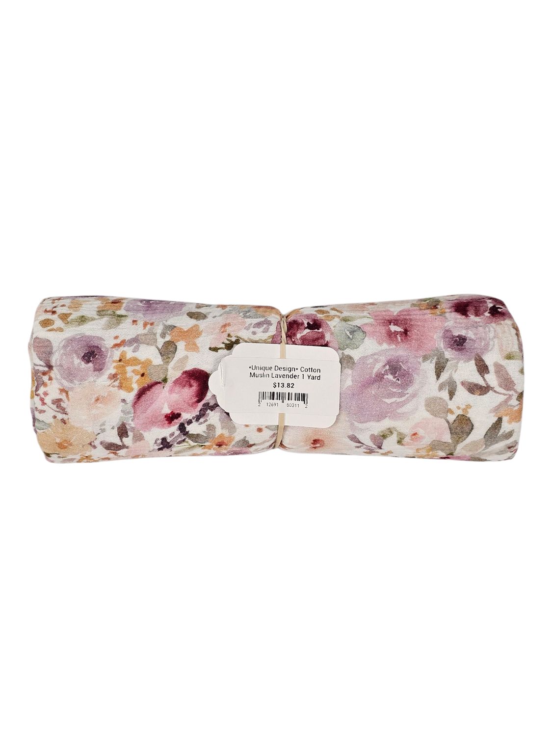 *Unique Design* Cotton Muslin Lavender 1 Yard