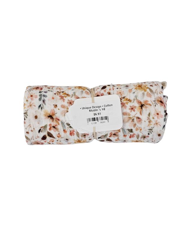 * Unique Design * Cotton Muslin ½ Yd