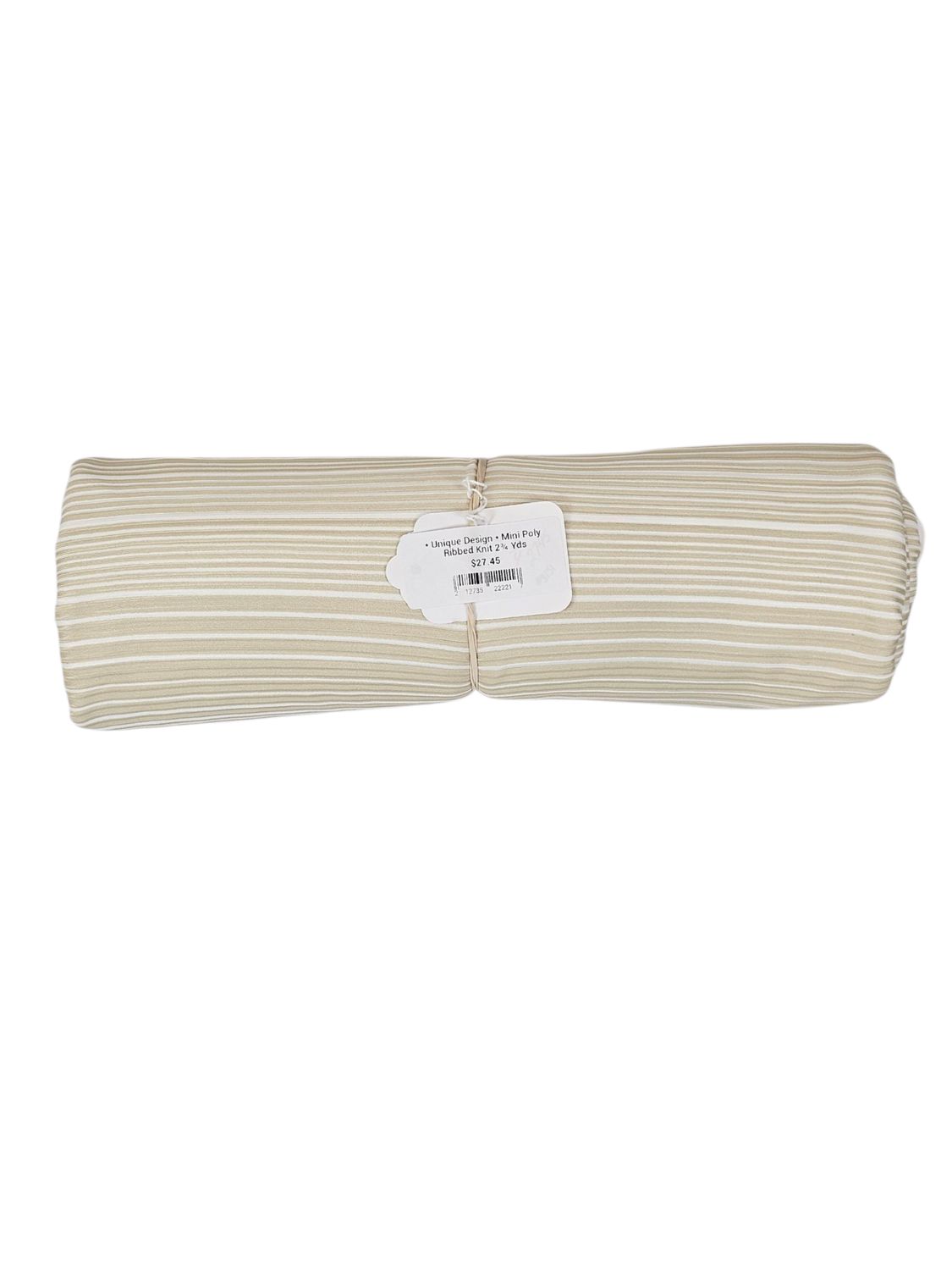 * Unique Design * Mini Poly Ribbed Knit 2¾ Yds