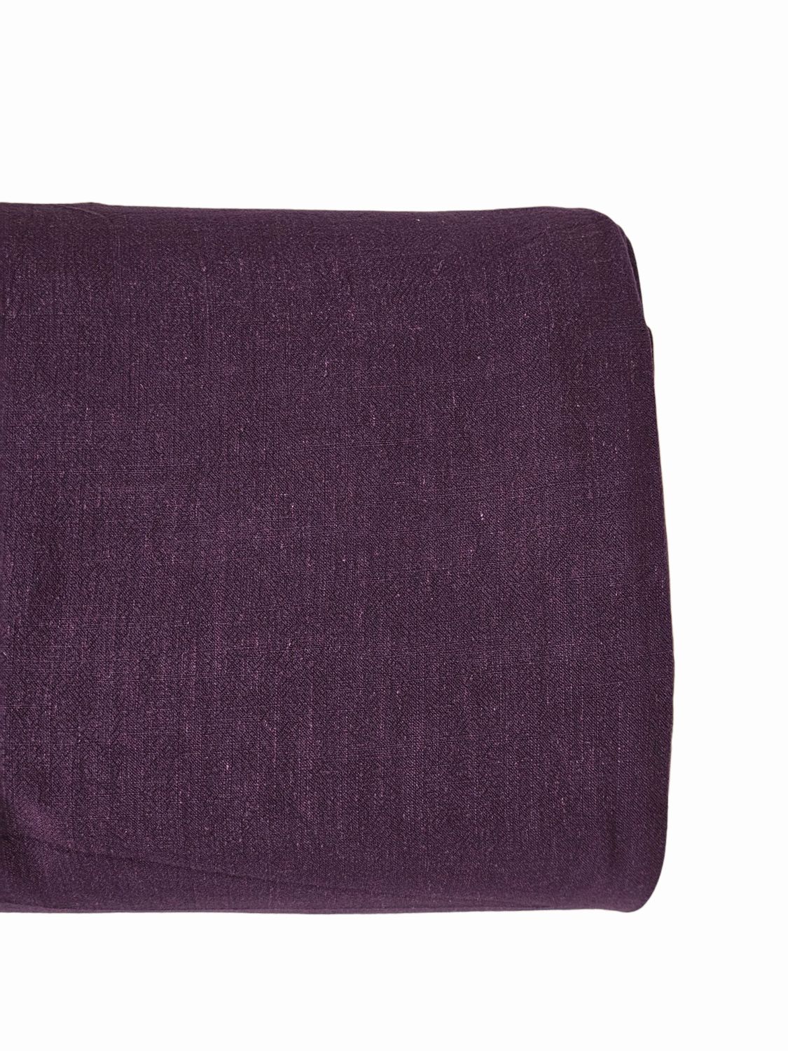 Heavy Linen Solid Deep Purple