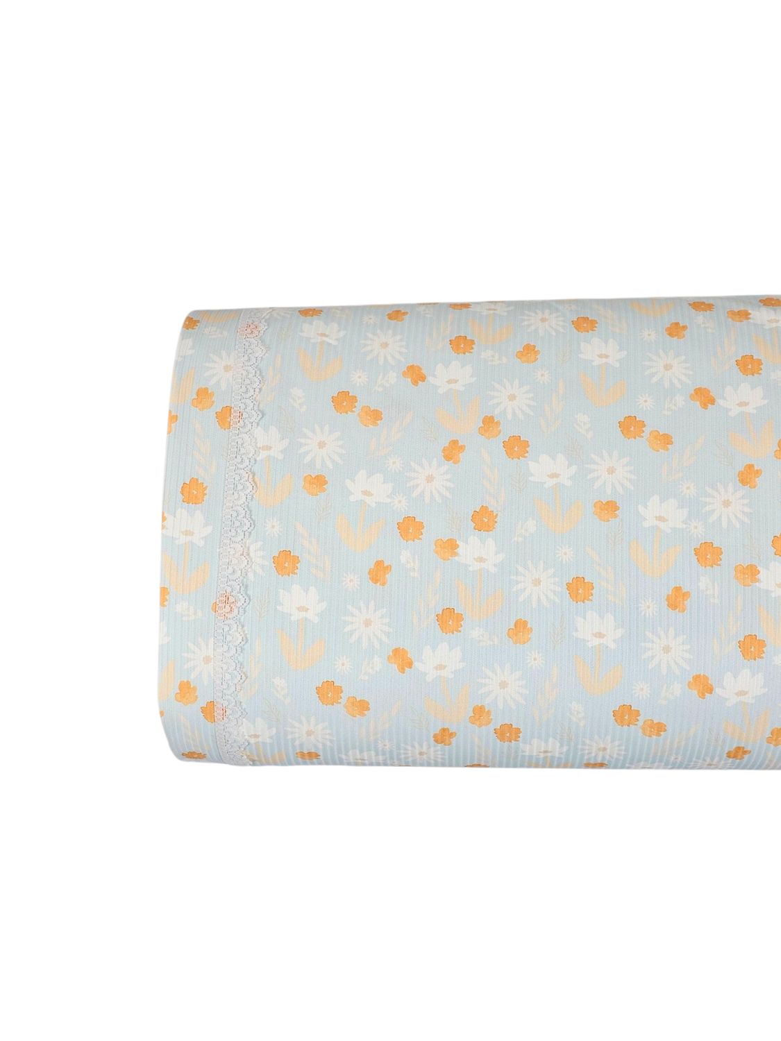 * Unique Design * Willow Ribbed Knit Sunshine Meadow Sky Blue