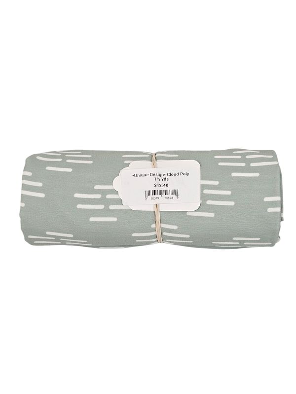 *Unique Design* Cloud Poly 1¼ Yds