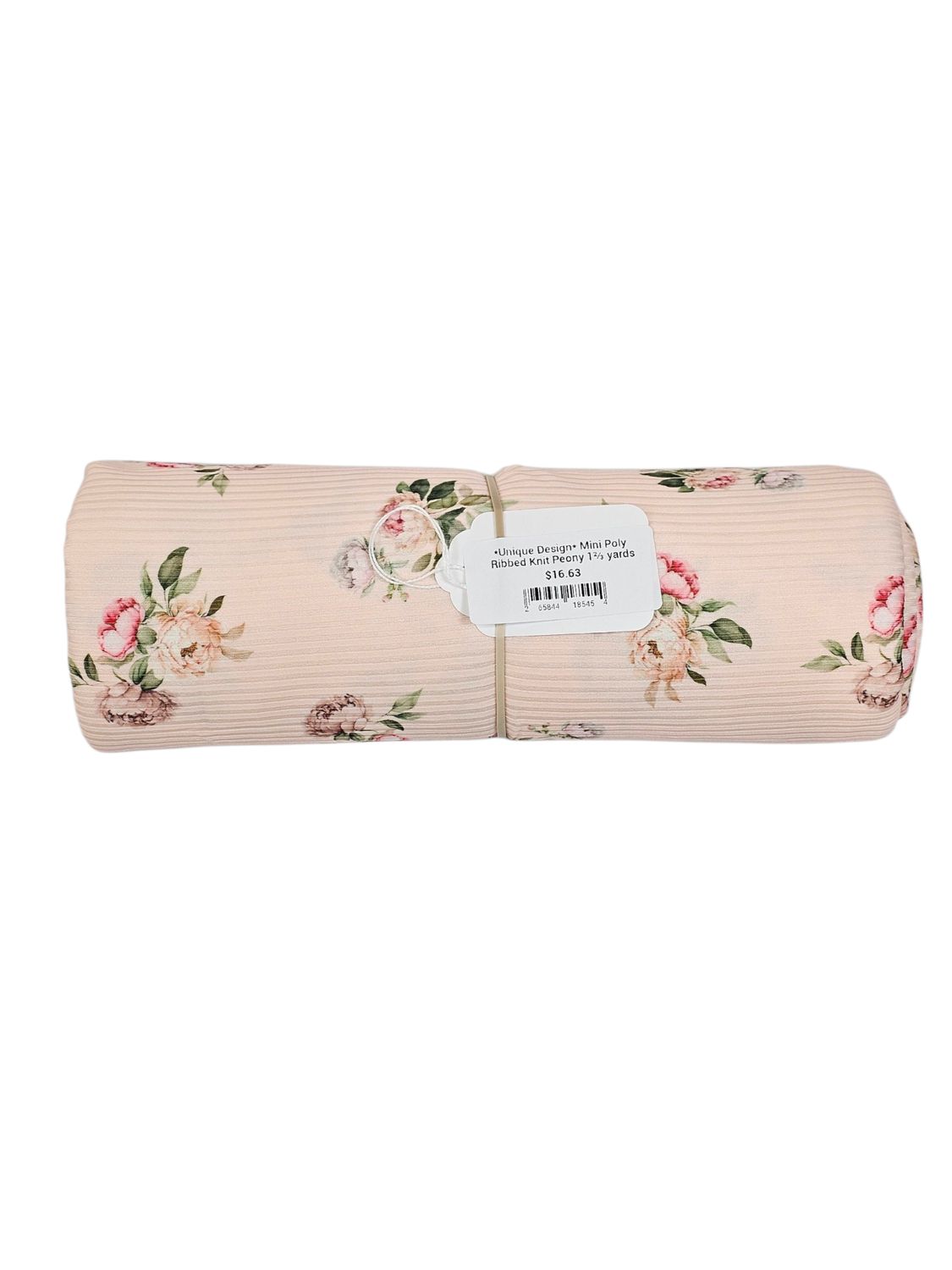 *Unique Design* Mini Poly Ribbed Knit Peony 1⅔ yards
