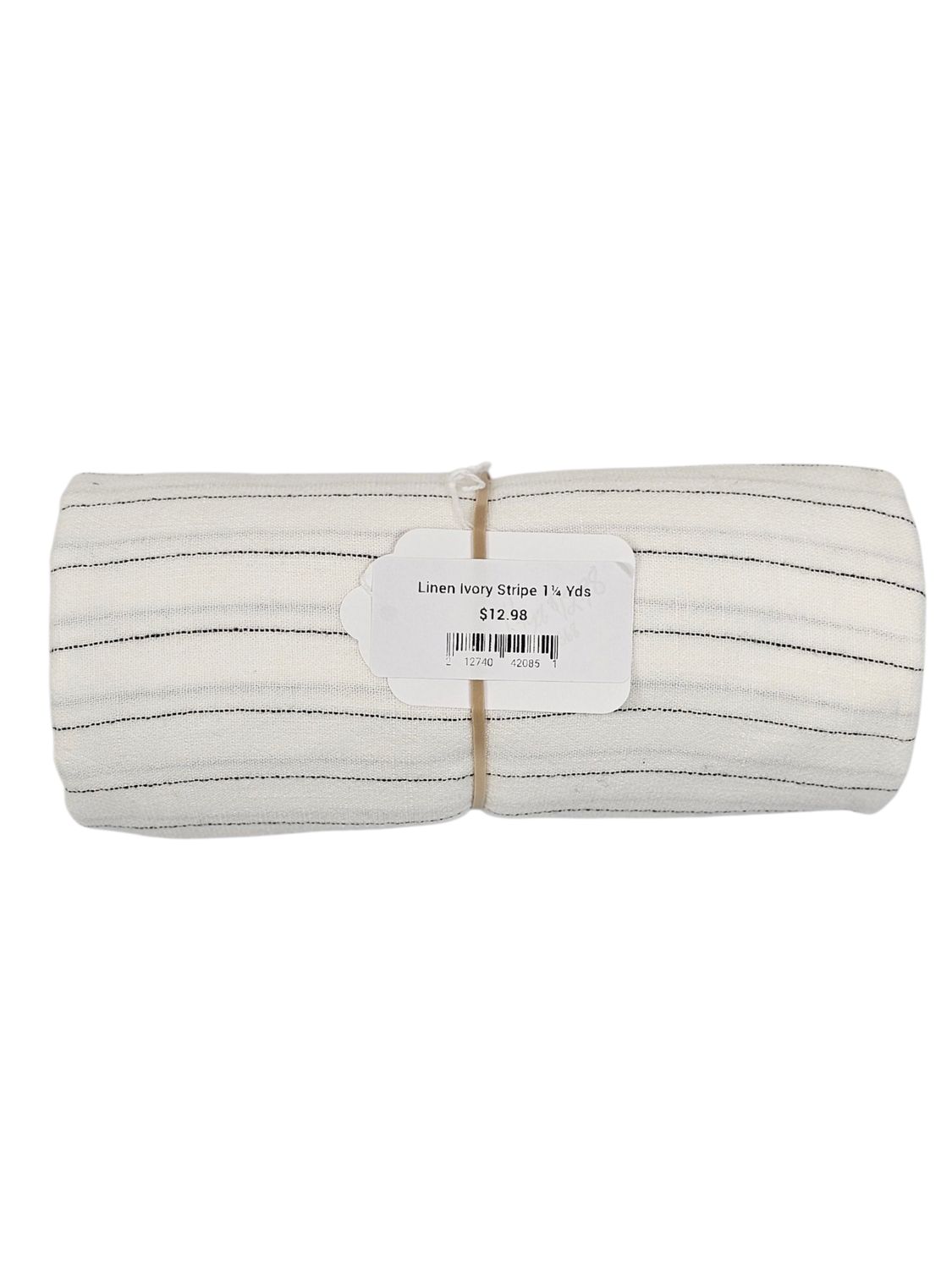 Linen Ivory Stripe 1¼ Yds