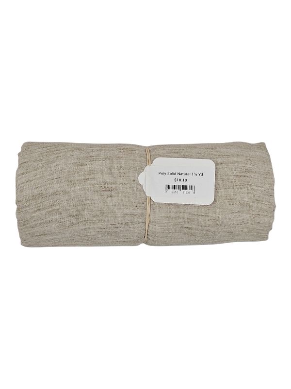 Poly Solid Natural 1⅞ Yd