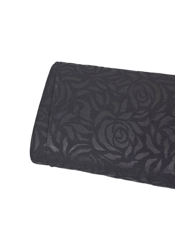 Southern Belle Rose Knit Rich Black