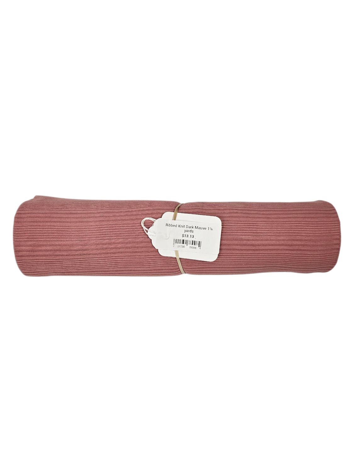 Ribbed Knit Dark Mauve 1¼ yards