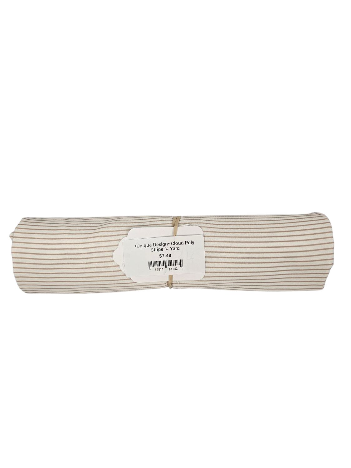 *Unique Design* Cloud Poly Stripe ¾ Yard