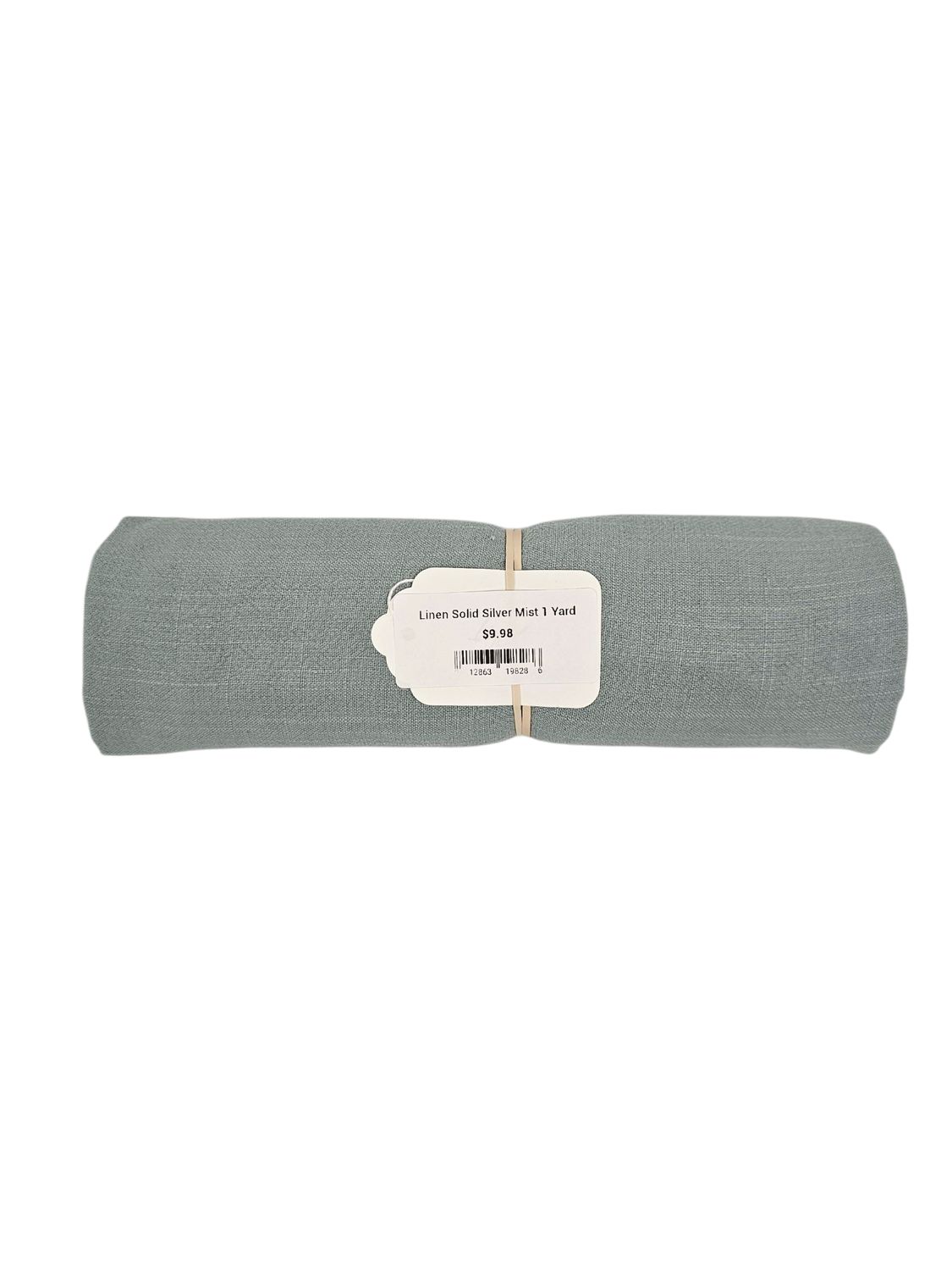 Linen Solid Silver Mist 1 Yard