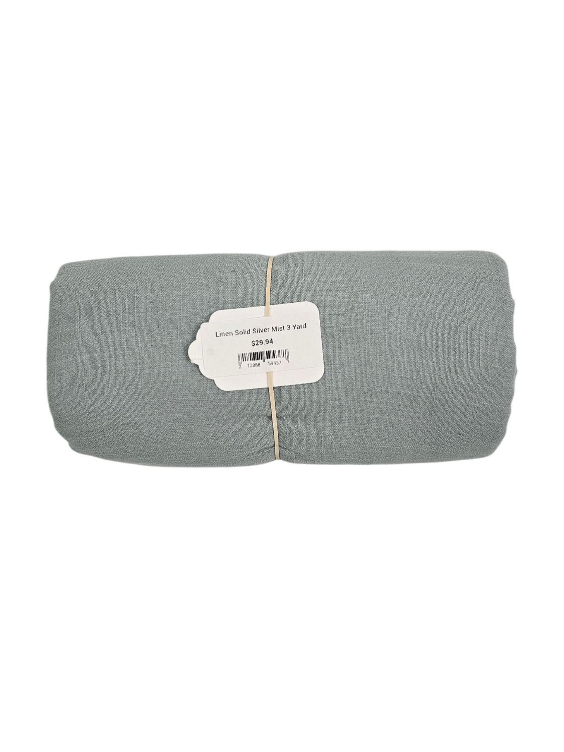 Linen Solid Silver Mist 3 Yard