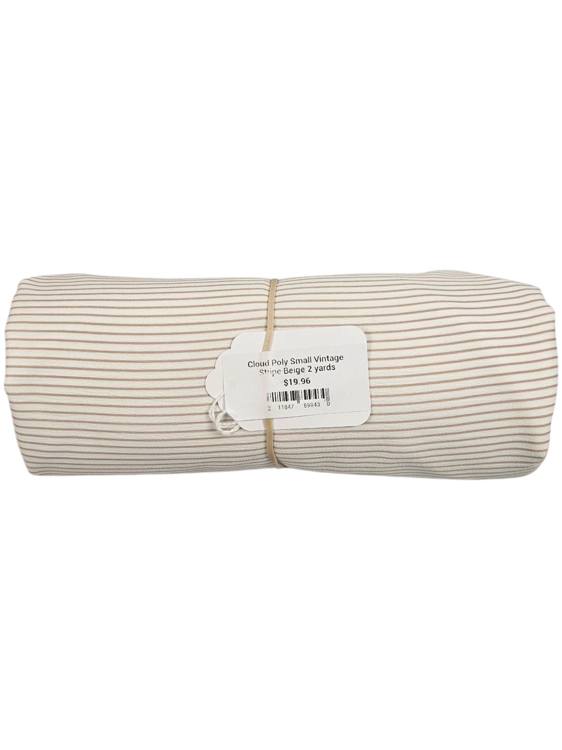 Cloud Poly Small Vintage Stripe Beige 2 yards