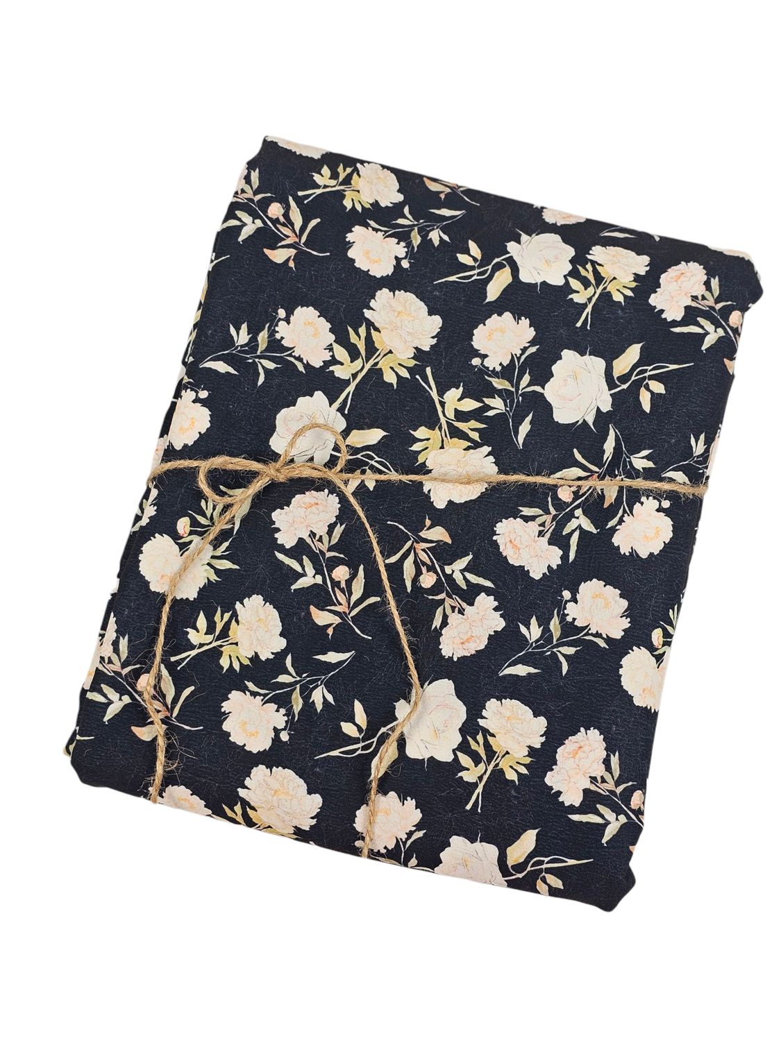 *Unique Design* Cloud Poly Small Soft Rose Peony Black