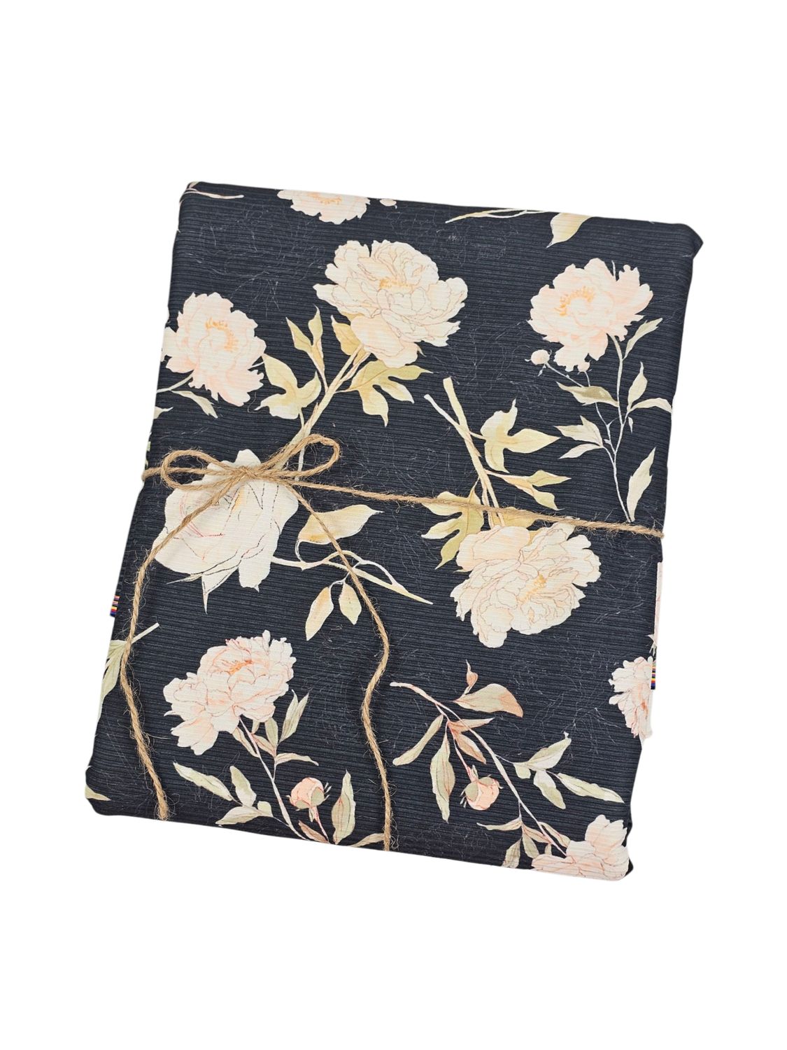 *Unique Design* Willow Ribbed Knit Soft Rose Peony Black