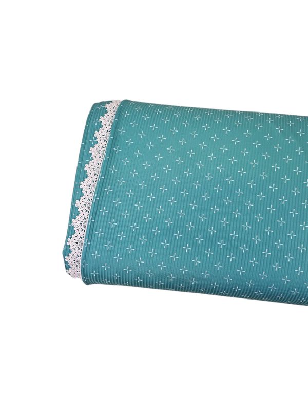 Mini Poly Ribbed Knit Mini Sketch Vivid Aqua