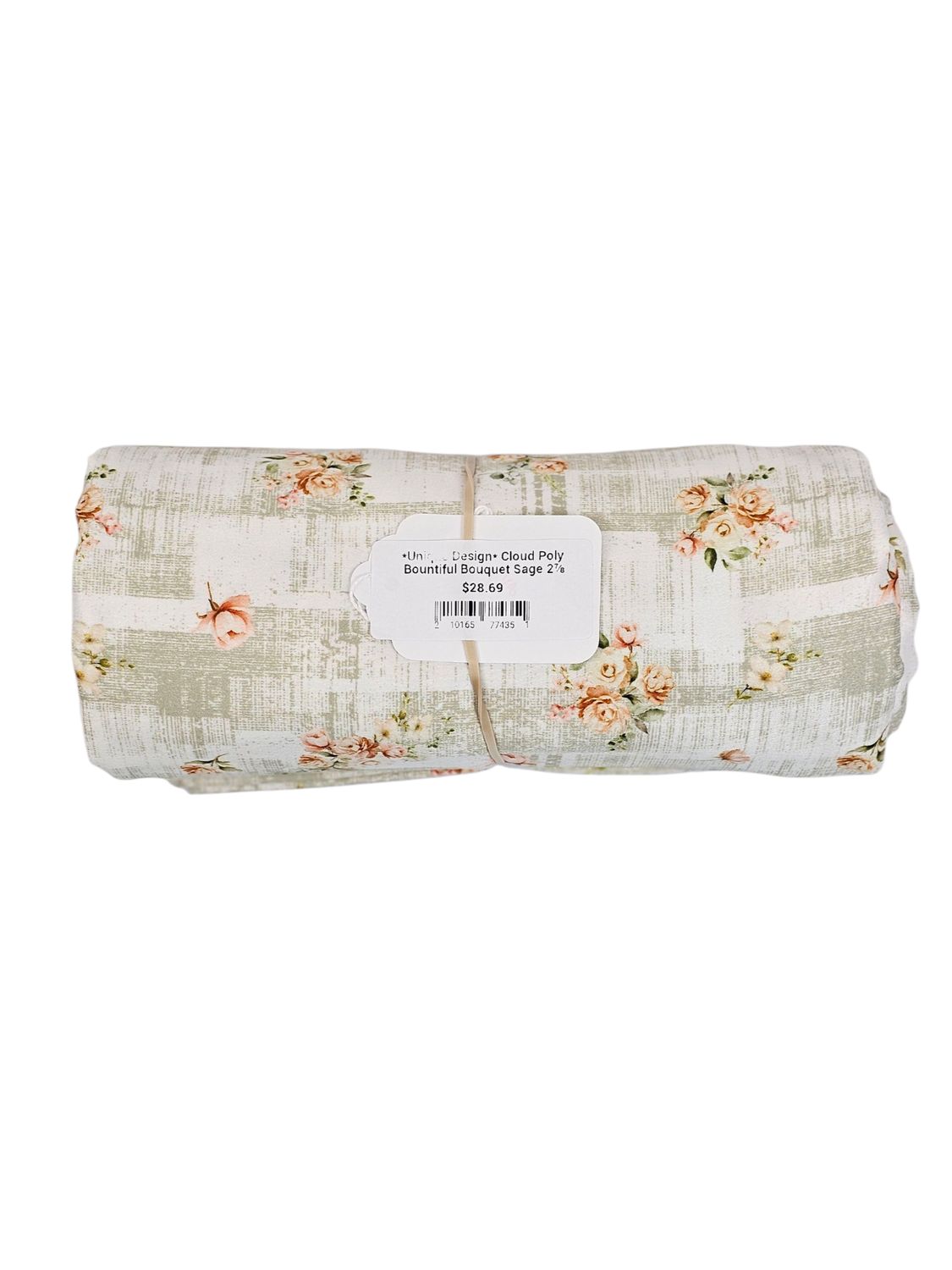 *Unique Design* Cloud Poly Bountiful Bouquet Sage 2⅞ Yd