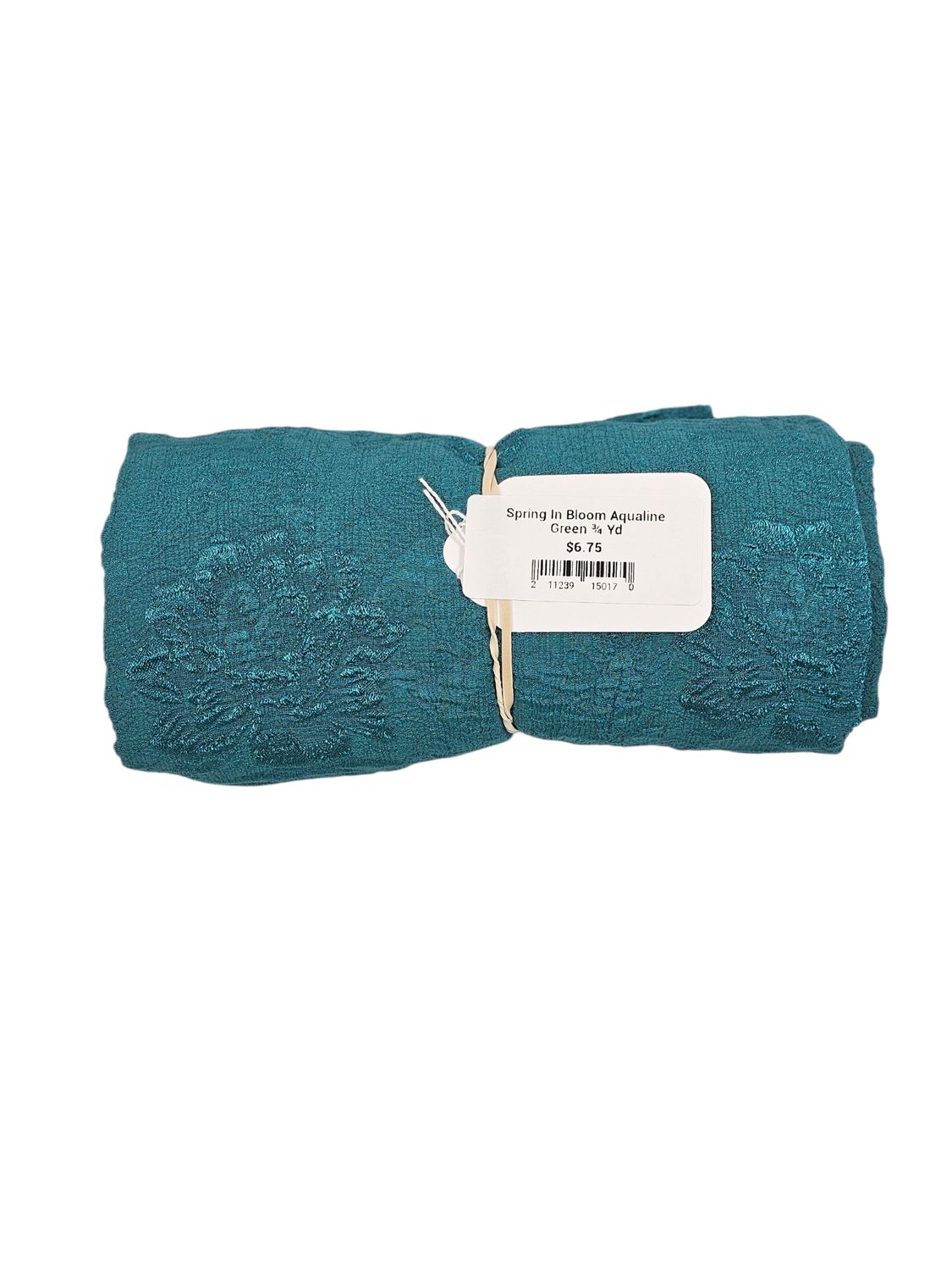 Spring In Bloom Aqualine Green ¾ Yd