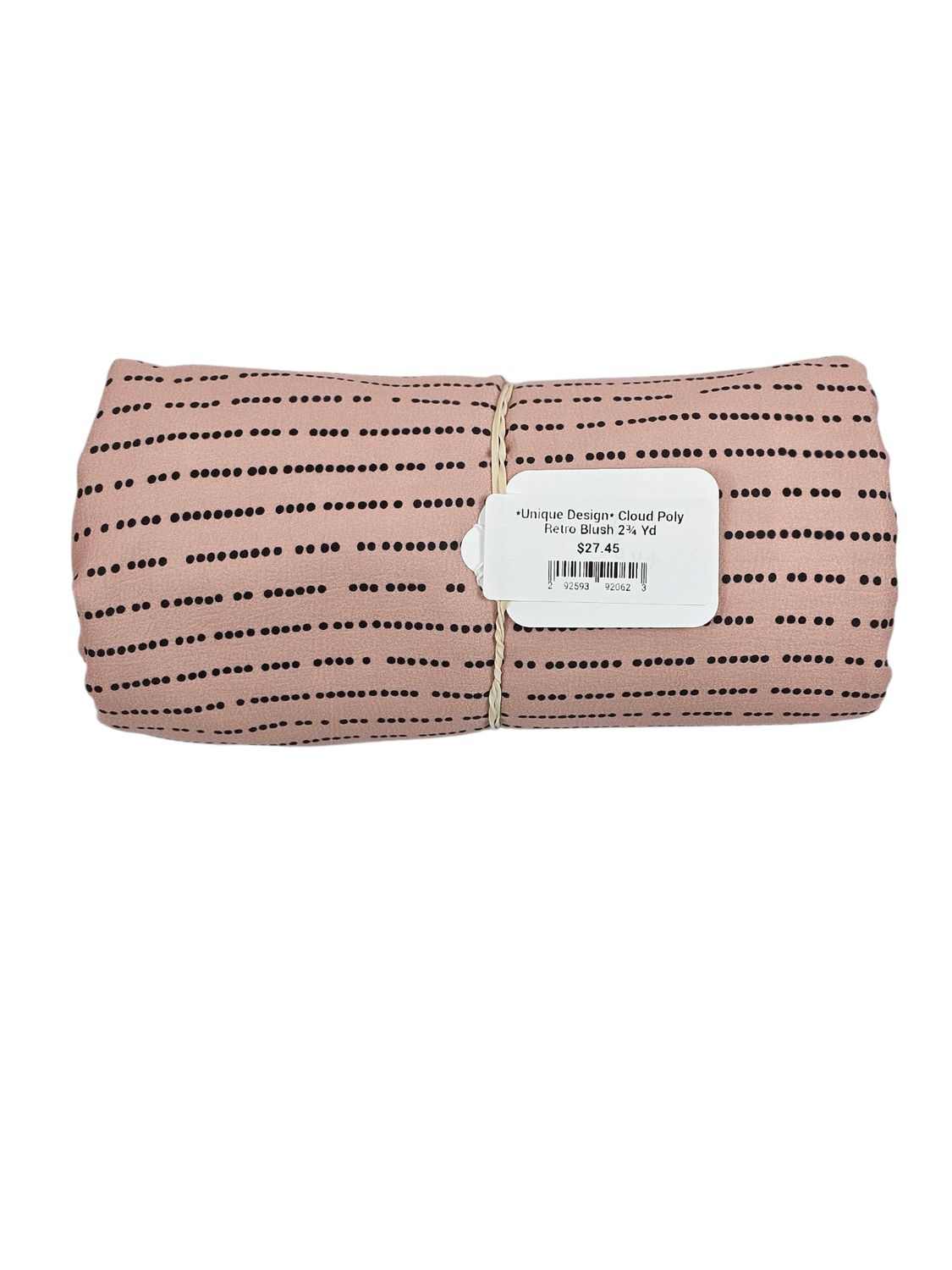 *Unique Design* Cloud Poly Retro Blush 2¾ Yd