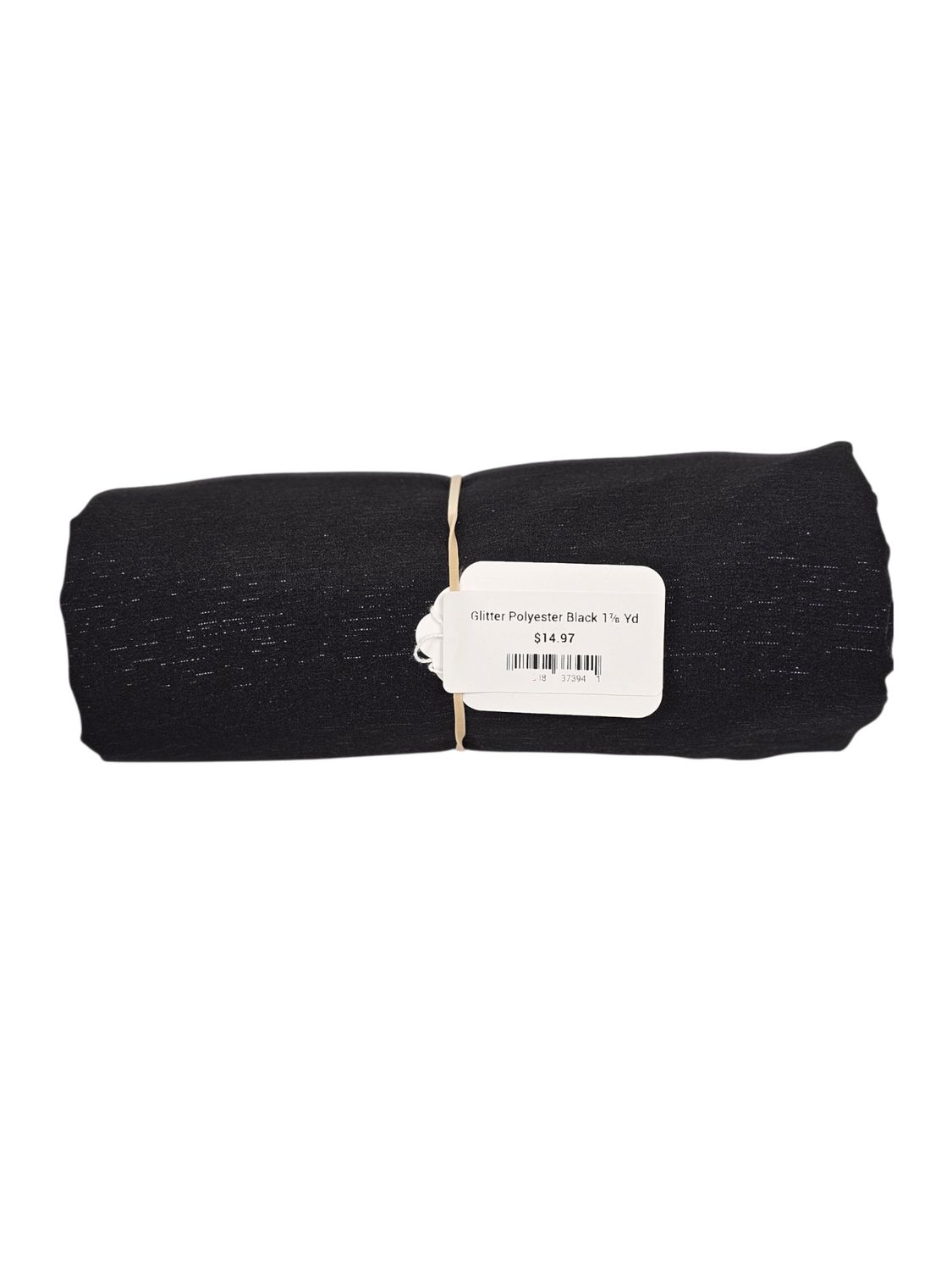 Glitter Polyester Black 1⅞ Yd