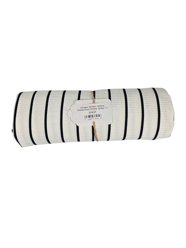 *Unique Design* Willow Ribbed Knit Simple Stripe 1½ Yard