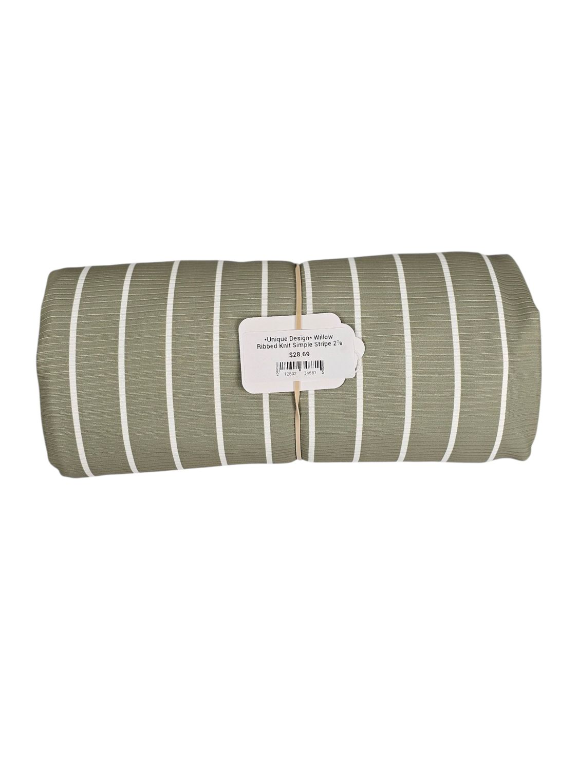 *Unique Design* Willow Ribbed Knit Simple Stripe 2⅞ Yd