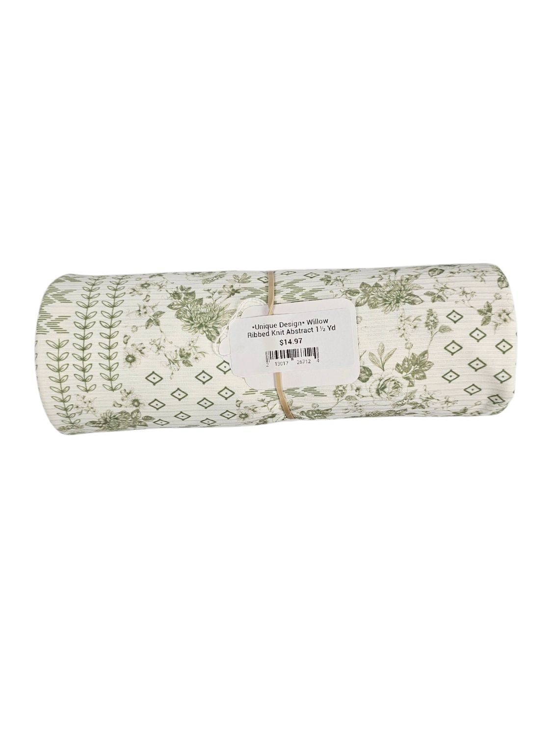 *Unique Design* Willow Ribbed Knit Abstract 1½ Yd