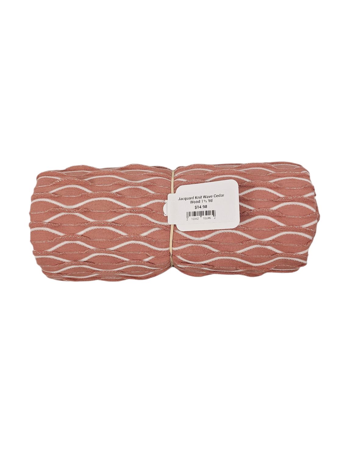 Jacquard Knit Wave Cedar Wood 1⅓ Yd