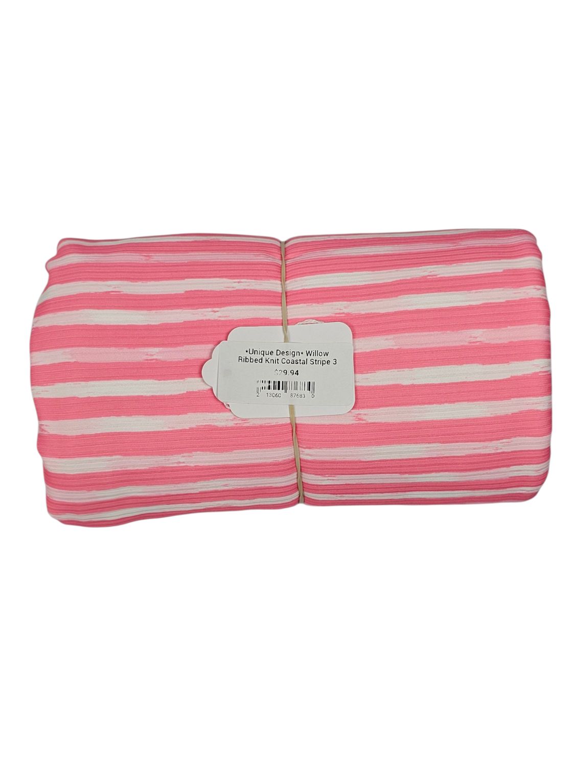 *Unique Design* Willow Ribbed Knit Coastal Stripe 3 Yd