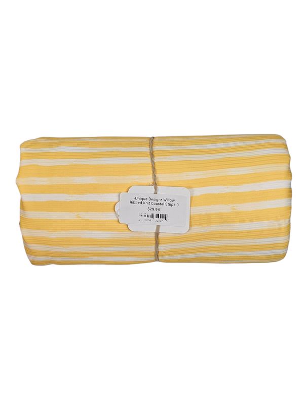 *Unique Design* Willow Ribbed Knit Coastal Stripe 3 Yd