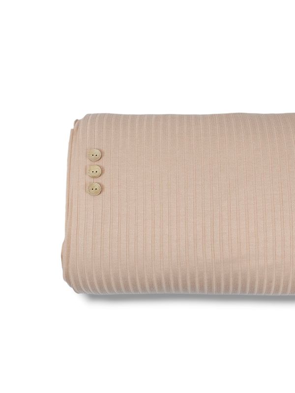 Super Rib Solid Peach Nougat