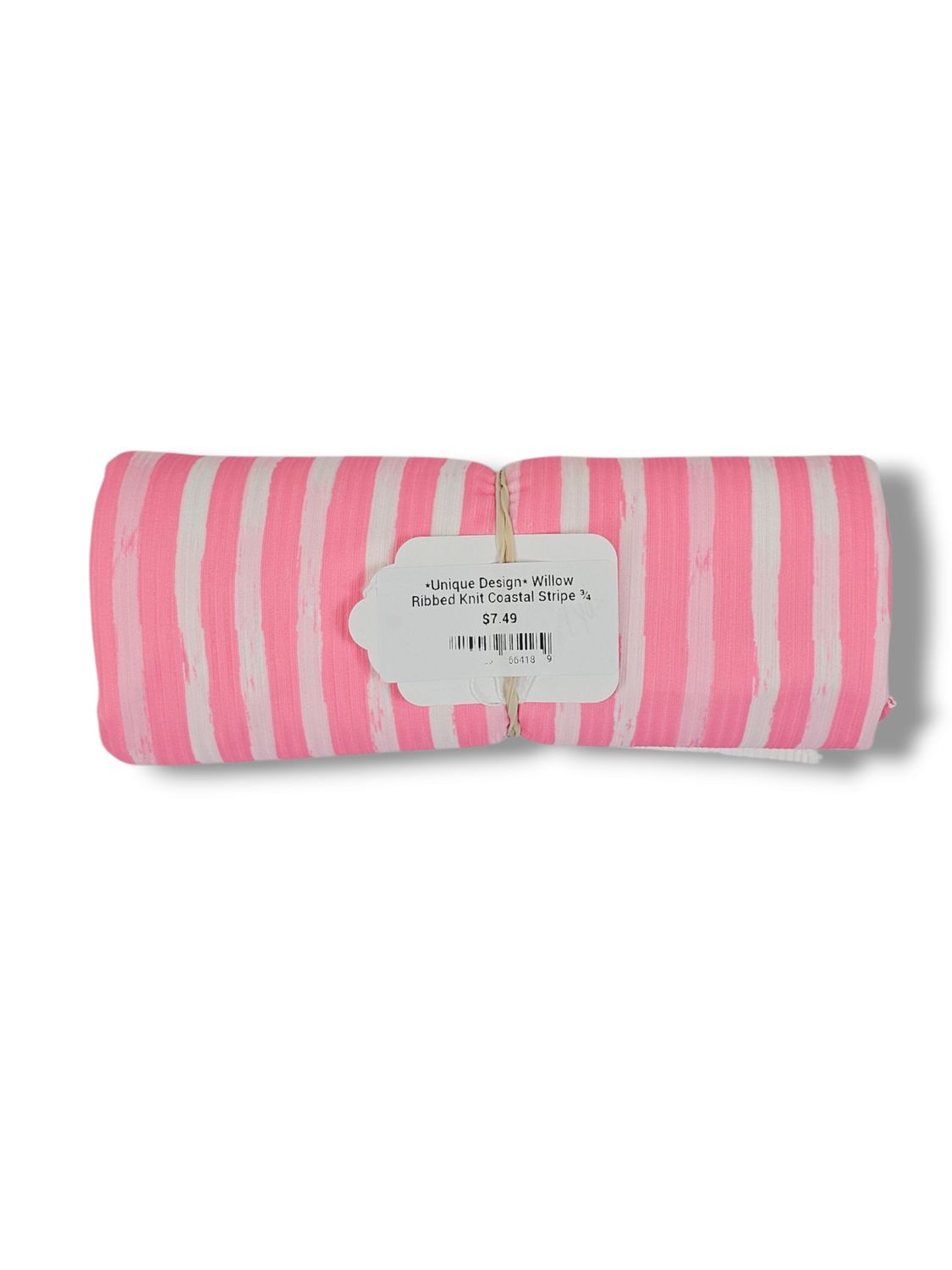 *Unique Design* Willow Ribbed Knit Coastal Stripe ¾ Yd
