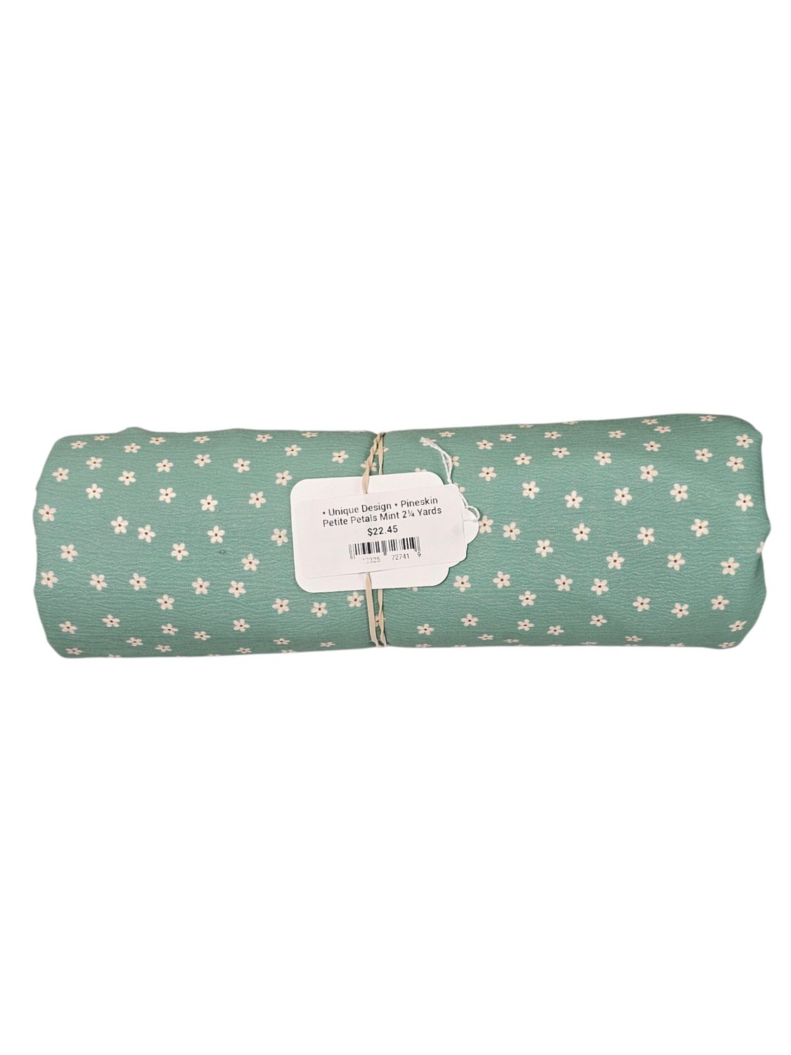 * Unique Design * Pineskin Petite Petals Mint 2¼ Yards