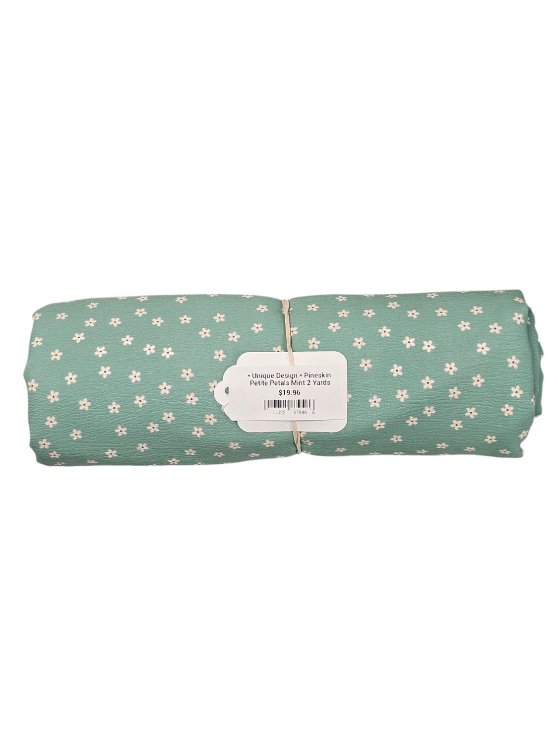 * Unique Design * Pineskin Petite Petals Mint 2 Yards