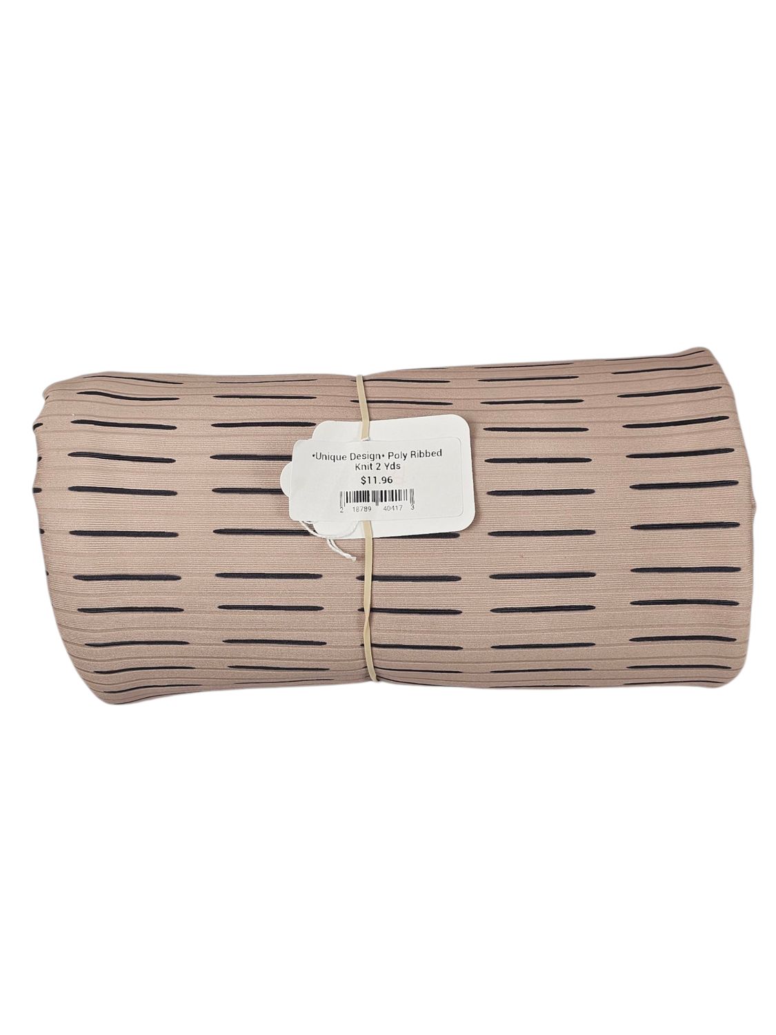 *Unique Design* Poly Ribbed Knit 2 Yds