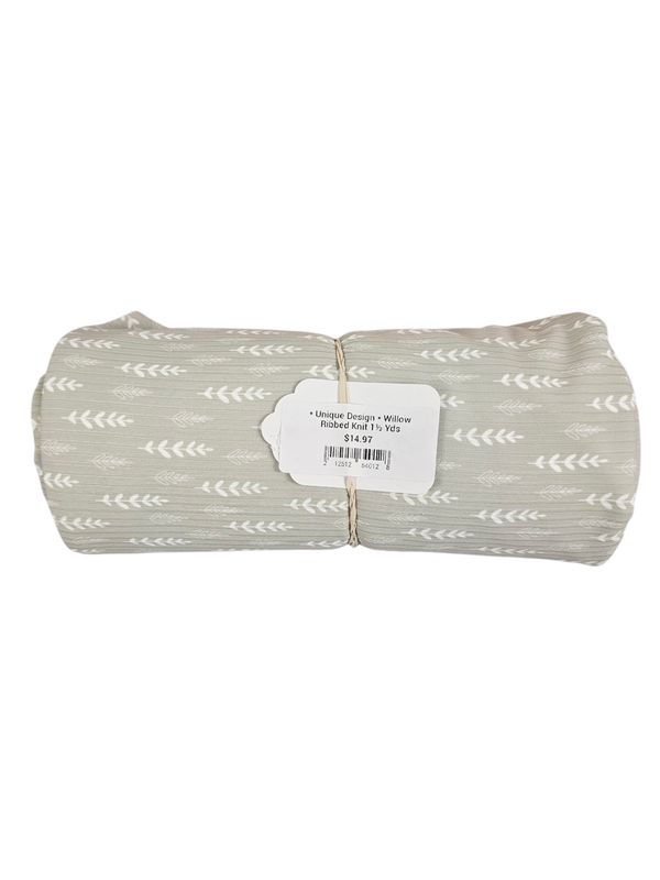 * Unique Design * Willow Ribbed Knit 1½ Yds