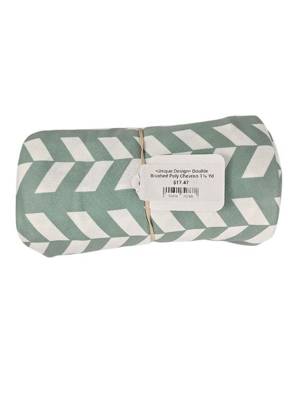 *Unique Design* Double Brushed Poly Chevron 1¾ Yd