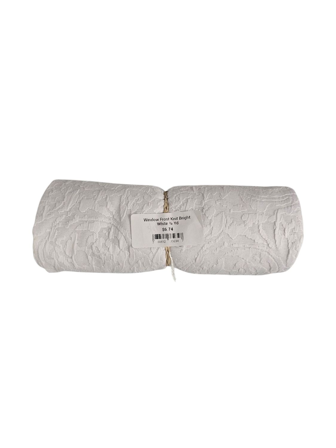 Window Frost Knit Bright White ¾ Yd